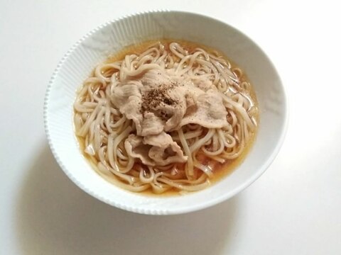 豚こま稲庭うどん